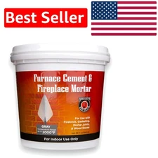 High-Strength Gray Furnace Cement - Easy Application for Extreme Heat Areas