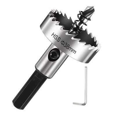 DTGN 11/2'' Hole Saw M2 High Speed Steel  38mm Hole Cutter  Good for Thin Stai...