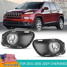 Fog Lights For 2014 2015 2016 2017 2018 Jeep Cherokee Driving Bumper Lamps Pair Fog Lights For 2014 2015 2016 2017 2018 Jeep Cherokee Driving Bumper Lamps Pair