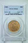 1900 $10 Liberty Head Gold Eagle PCGS MS62 #0287