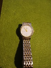 Citizen Quartz  Two-Tone Steel Bracelet White Dial WR50. Ladies Dress Watch.
