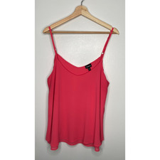 Torrid Pink Camisole Size 0 Adjustable Straps Double Layer Size Large