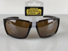Night Driving Running Wrap Sunglasses UVA YellowLens Anti Glare  Reflective