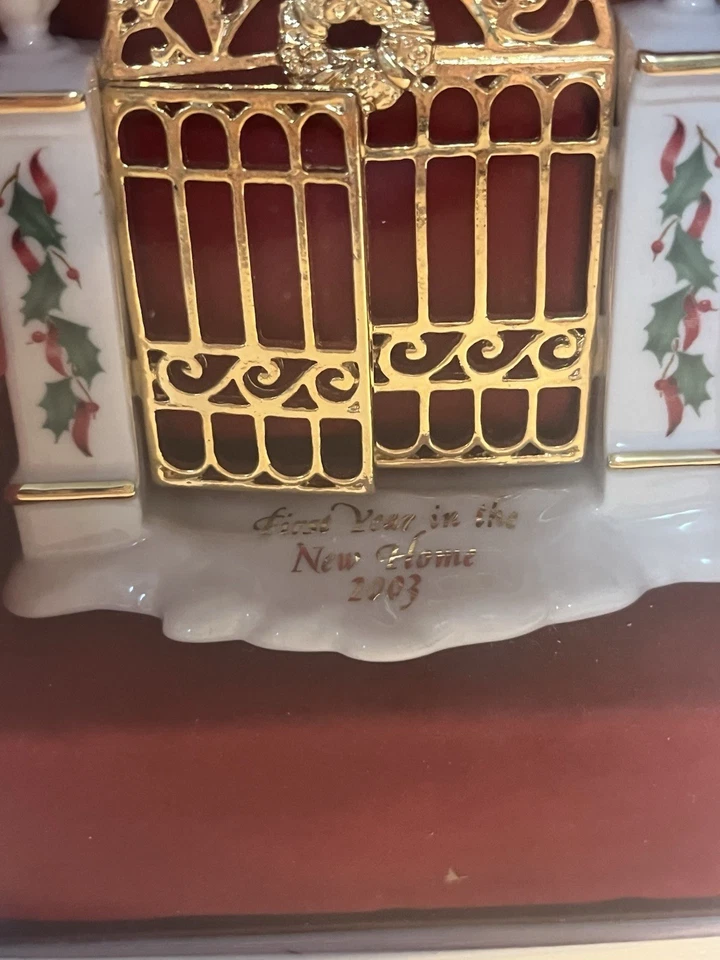 Ornamento Lenox 1er Año En El Nuevo Hogar Nuevo En Caja 2003 Foto 2 de 4