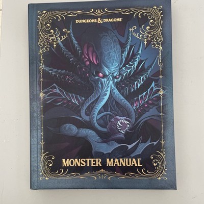 Dungeons Dragons Monster Manual 2024 Alternative Cover roleplaying RPG New rare