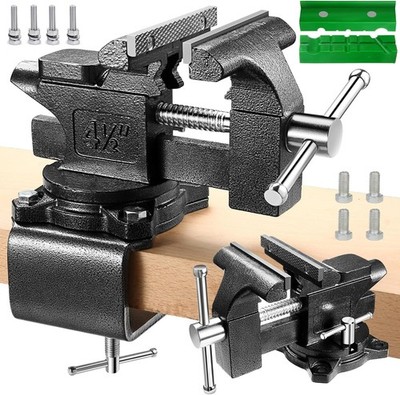 Bench Vice Rotatable 270 110 mm Span 2-in-1 Multi-Purpose High