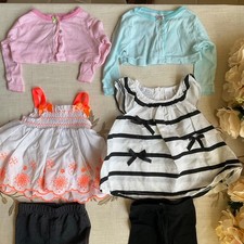 Baby Girls Clothes Bundle Dresses Leggings Cardigans from 3-6M