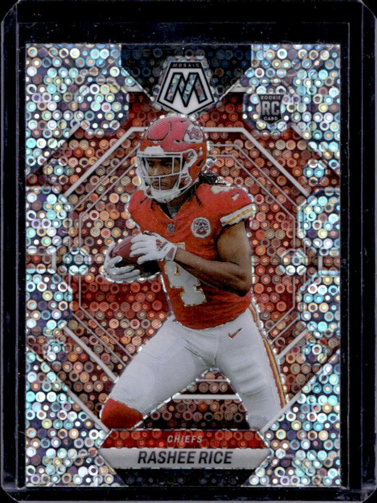 2023 Mosaic Rashee Rice Silver No Huddle Rookie RC #357 Chiefs