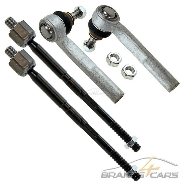 Atec 2X Spurstange Axialgelenk + Spurstangenkopf Vorne FÜR Opel Astra H Zafira B-image