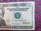 U.S. TWENTY DOLLAR NOTE WITH COOL LOW SERIAL NUMBER!  — photo 2