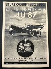 Junkers Aircraft Plane Engine Third Reich German Military War Poster WW2 WWII