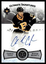 2022-23 Upper Deck Ultimate Collection Signatures Charlie Coyle Auto Boston