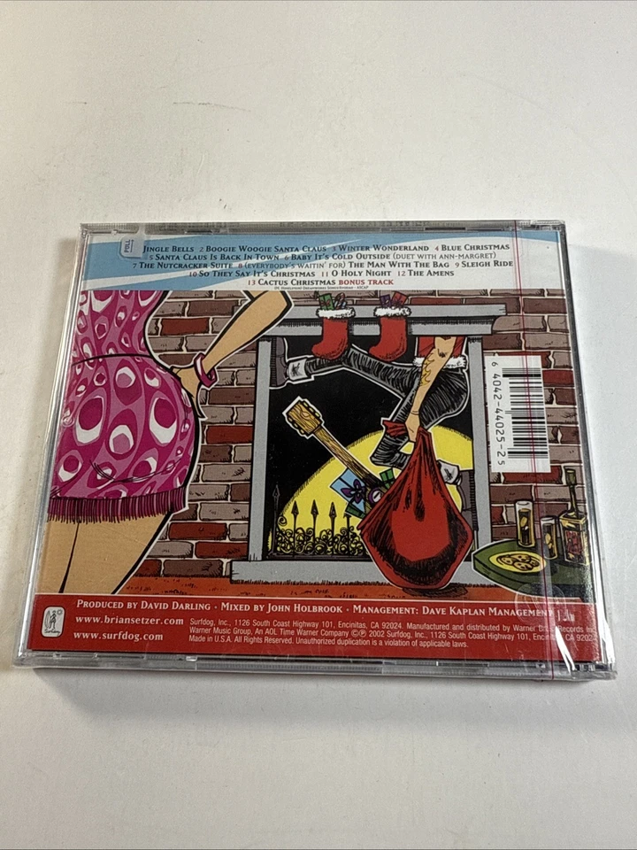 Brian Setzer Orchestra - BOOGIE WOOGIE CHRISTMAS (CD, 2002) New Sealed Rare - Image 2 of 4