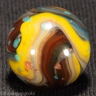 Sammy's Mounain  Fritty Lutz Swirl Marble 5/8" Mint Hawkeyespicks sg — photo 1