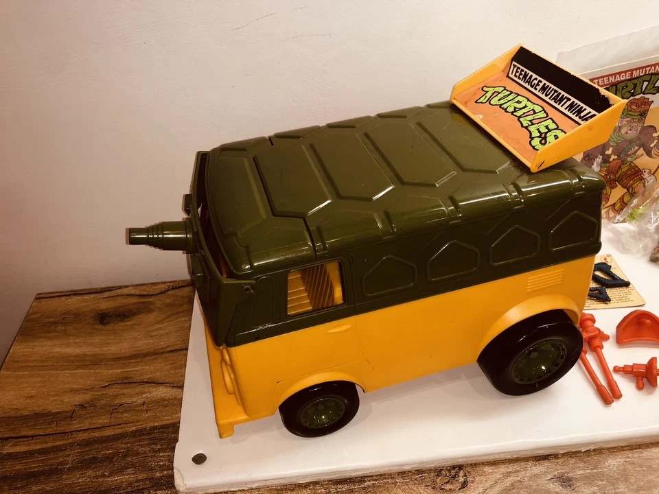 TMNT Teenage Mutant Ninja Turtles Party Wagon Vehicle 1988 Vintage Toy - Image 4 of 4