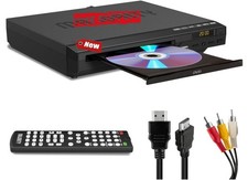 Reproductor DVD HDMI 1080P sin regi n, compacto y compatible con USB y MP3.