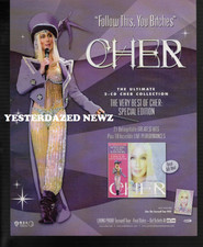 2003 Print Ad  for Cher "Very Best of" CD "Follow This, You Bitches"