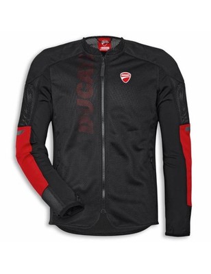 Original Ducati Overlay Herren Miederjacke mit Protektoren P01 Black 981092