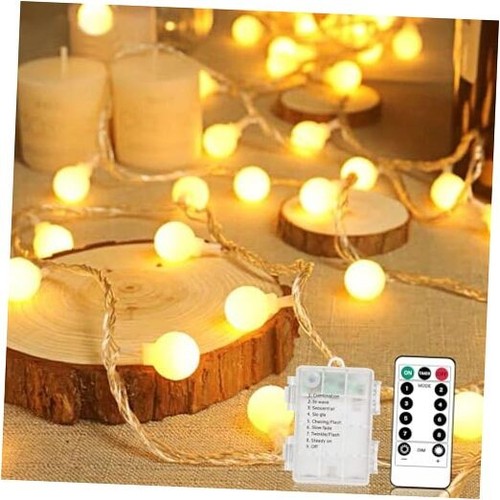 100 LED Battery Operated String Lights - Fairy Lights with Remote Control