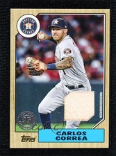 2022 Topps Series 1 1987 Topps Baseball Relics Carlos Correa #87R-CC 0r8j