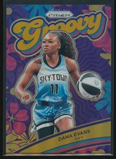 Dana Evans 2024 Panini Prizm WNBA Groovy Gold Prizm #8 /10