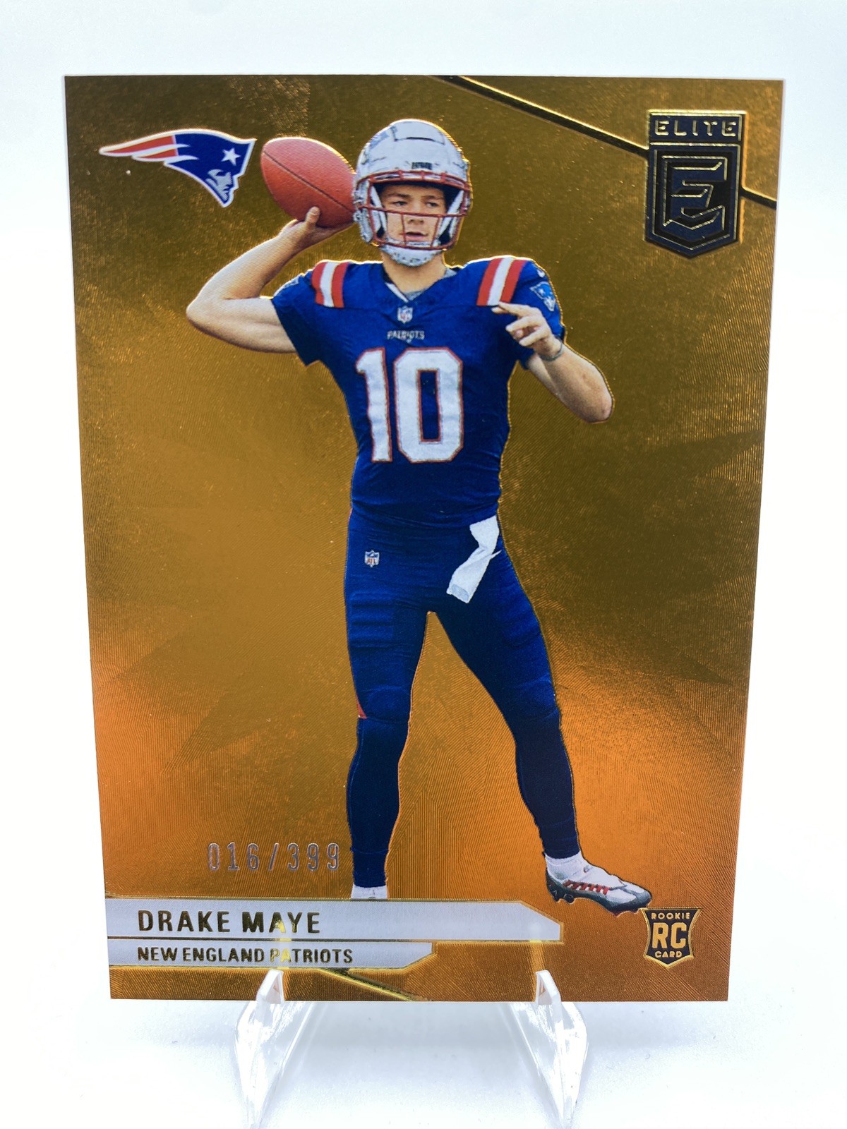 2024 Panini Donruss Elite Rookies Drake Maye #185 Rookie RC Orange /399
