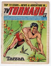 1967 CITY MAGAZINES TV TORNADO #27 FLASH GORDON, TARZAN, LONE RANGER RARE KEY UK