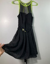 Princess Vera Wang Glitter & Ice Layered Chiffon Dress 3 Juniors