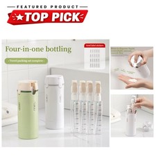 4-in-1 Travel Bottle Set Leakproof Refillable Containers for Shampoo
