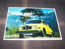 Top Rarity Stunning Brochure SAAB 96 L 1975 + Price List!!!