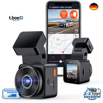 VANTRUE E1 Lite Mini Dashcam WiFi 1080P HDR 160 Nachts Auto