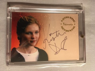 Kirsten Dunst Small Soldiers Autograph S2 Auto Card Spiderman Inkworks Authentic