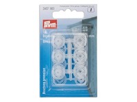 Prym 347161 AnnäH-DruckknöPfe Kunststoff Ø 13Mm Transparent - 12 StüCk