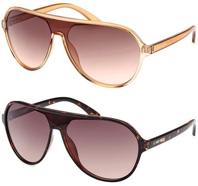 Harley-Davidson Women's Pilot Shield Sunglasses w/ Gradient Lens - HD5059S