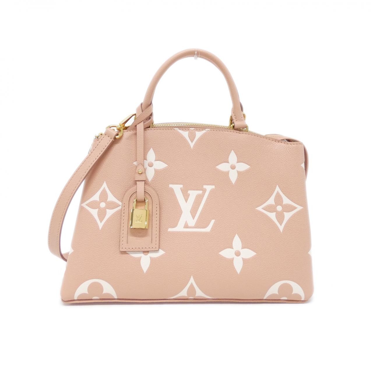 Authentic Louis Vuitton Bicolor Monogram Empreinte Petit Palais PM M46353 Ba...