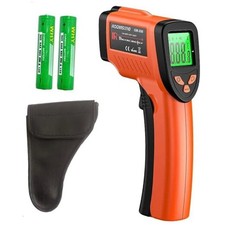 Infrared Thermometer Gun -58 F to 1022 F - 12:1 Non-Contact Ir Temperature