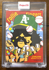 2021 Topps Project 70 Baseball ROLLIE FINGERS Card #60 A's, Sealed MAG