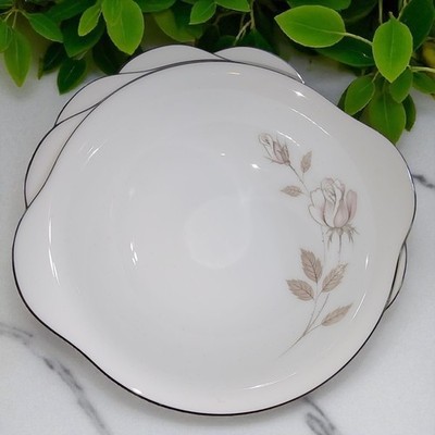 Noritake Sweet Talk China Lugged Bowls 5 pc Set * Floral 6.5'' Japan 1964-1971 