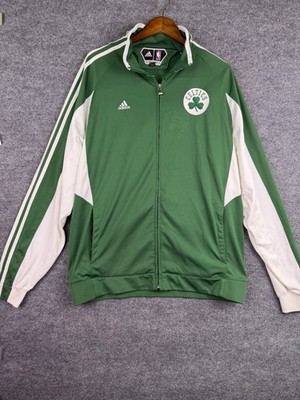 Adidas NBA Boston Celtics Clima365 Basketball WarmUp Long Sleeve Jacket Large EX