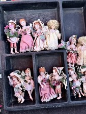 vintage miniature porcelain fairy dolls