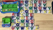 2004 LeapFrog Word Whammer Magnetic ABC  s Letters 52 Set with Fridge Phonics GG
