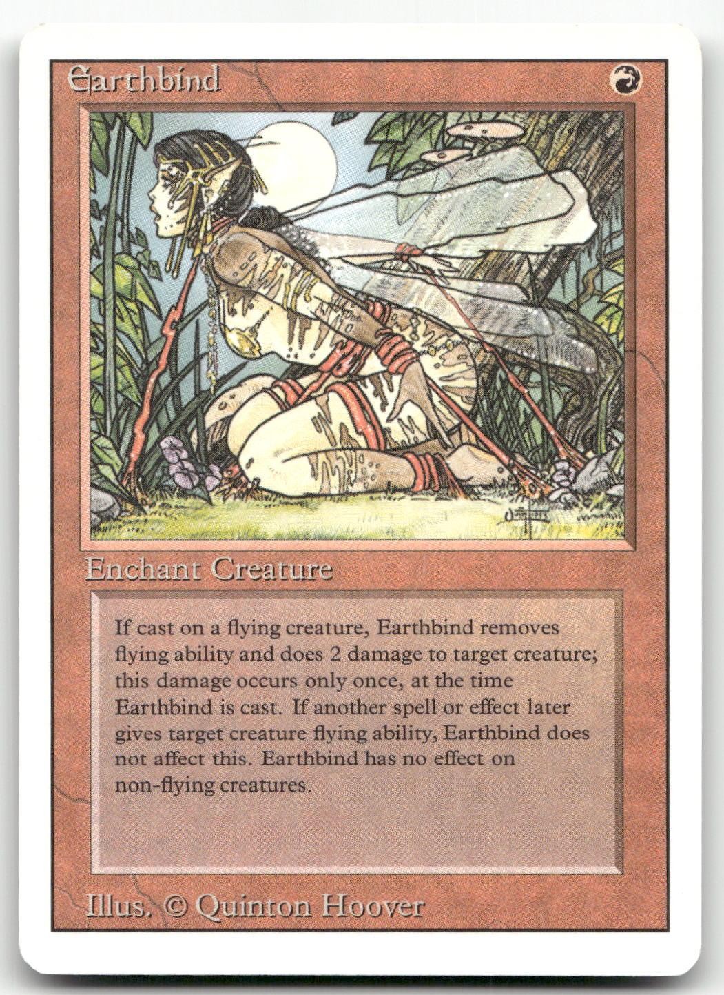 Earthbind Common Revised Edition Magic: The Gathering Lightly Played
