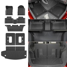 Floor Mats Compatible with 2016-2025 2026 Dodge Durango 6 Seats Cargo Mat Bac...