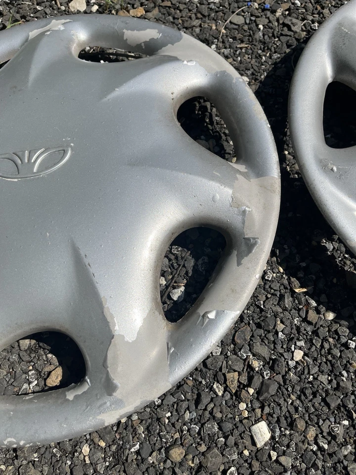 Juego de 4 tapacubos de cubierta de rueda Daewoo Lanos 1998-2002 originales 96269528 Foto 3 de 4