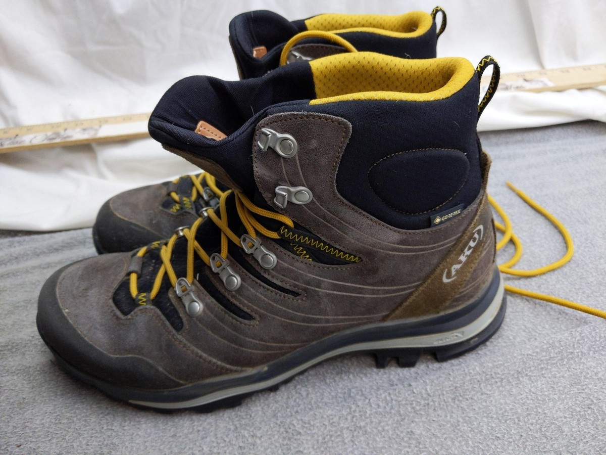 Men\'s Gray and Yellow Outdoor Hiking Boots Men main image 4