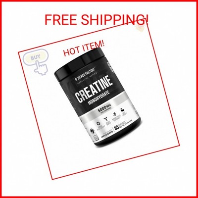Jacked Factory Creatine Monohydrate Powder 425g - 5g Daily Creatine Supplement f