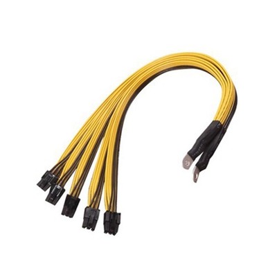 5xPCI-E Pcie 6pin GPU Graphics Card Splitter Power Cable Graphics Card Connector