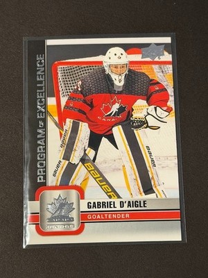 Gabriel D'Aigle 2023 Upper Deck Team Canada Juniors Program Of Excellence # 109