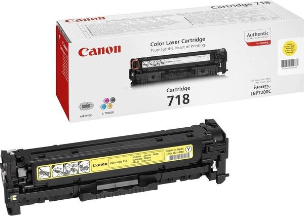 Canon Toner Cartridge 718 Y - Gelb - Standard 2659B002-image