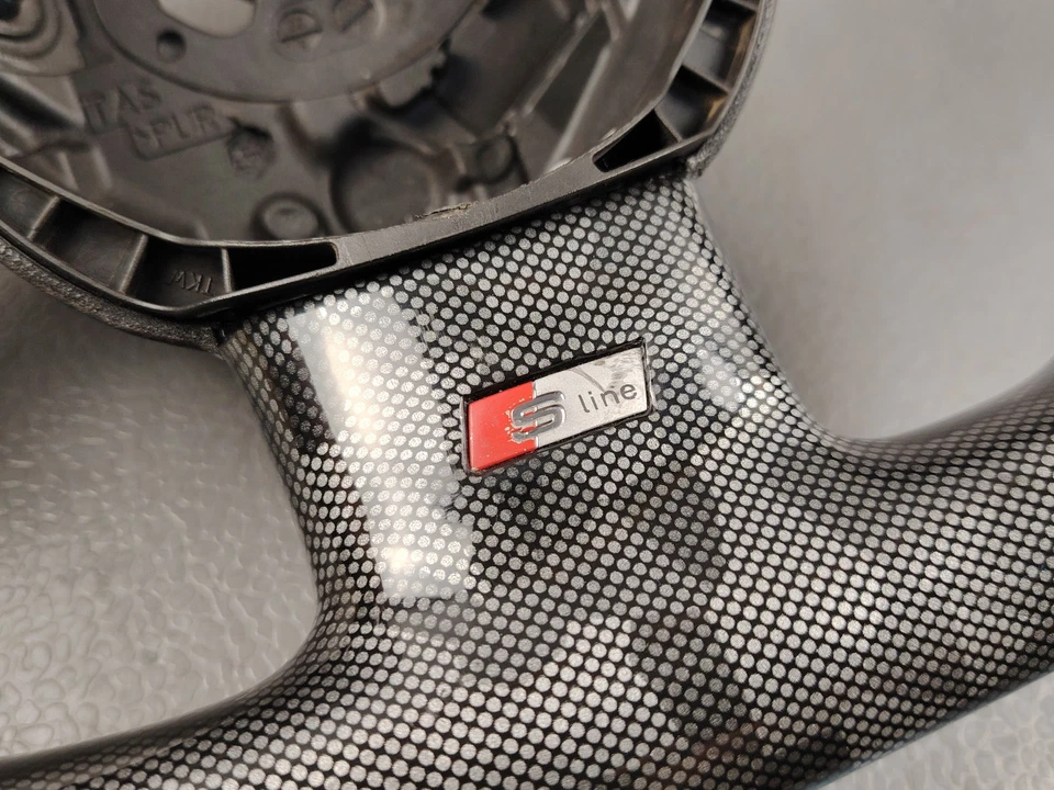 AUDI A4 QUATTRO S4 S LINE 2009 2012 TRIPTRONIC VOLANTE NEGRO HIDRODIPADO Foto 3 de 4